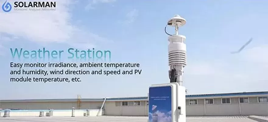 Onderdelen van een weerstation