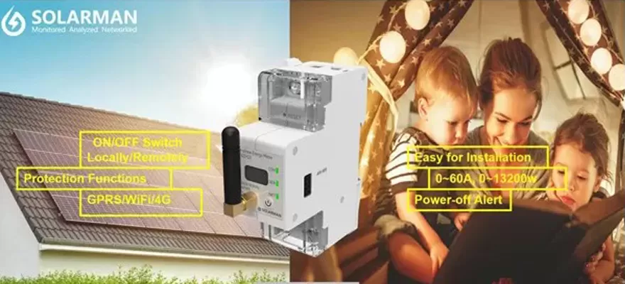 Hoe slim is SOLARMAN eenfasige energiemeter?