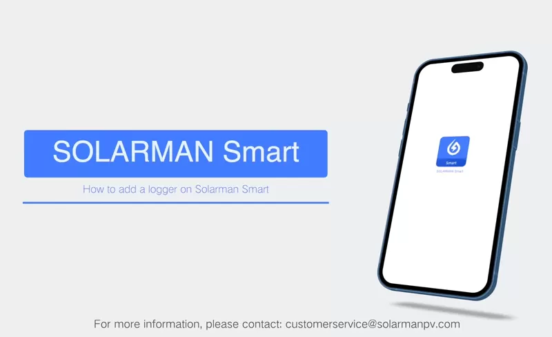 Hoe een datalogger toe te voegen aan de Solarman Smart-app