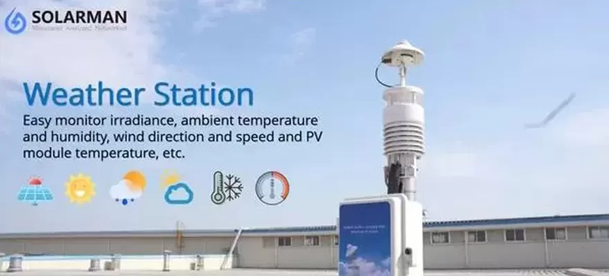 Meteorologisch weerstation vol technologie