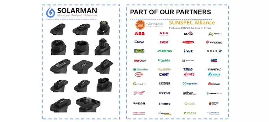 Krachtige toepasbaarheid en brede compatibiliteit van SOLARMAN Data Logger
