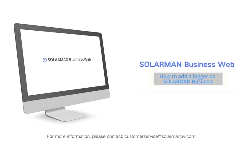 SOLARMAN Business Web WiFi-netwerkconfiguratie