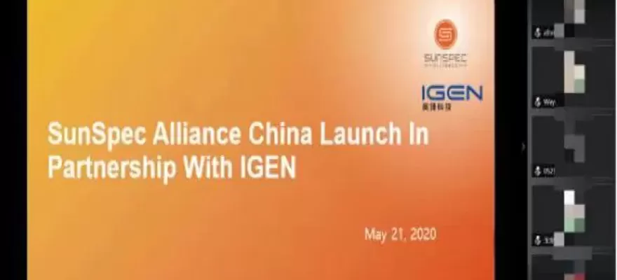 Win-Win-samenwerking SunSpec Alliance China lanceert in samenwerking met IGEN-Tech-2022